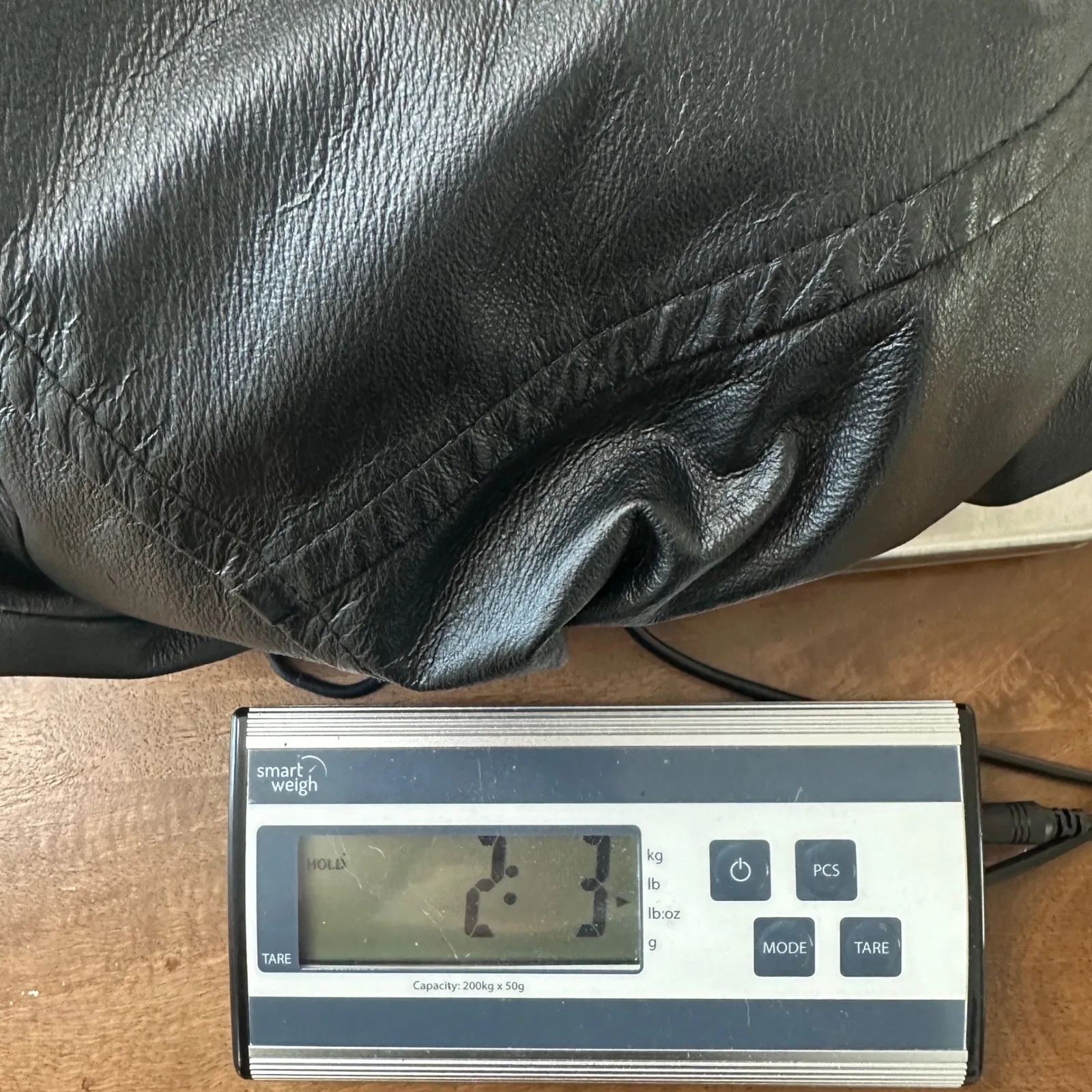 Vintage Middlebrook Park Genuine Leather Hooded‎ Jacket Drawstring Black Large - Image 14