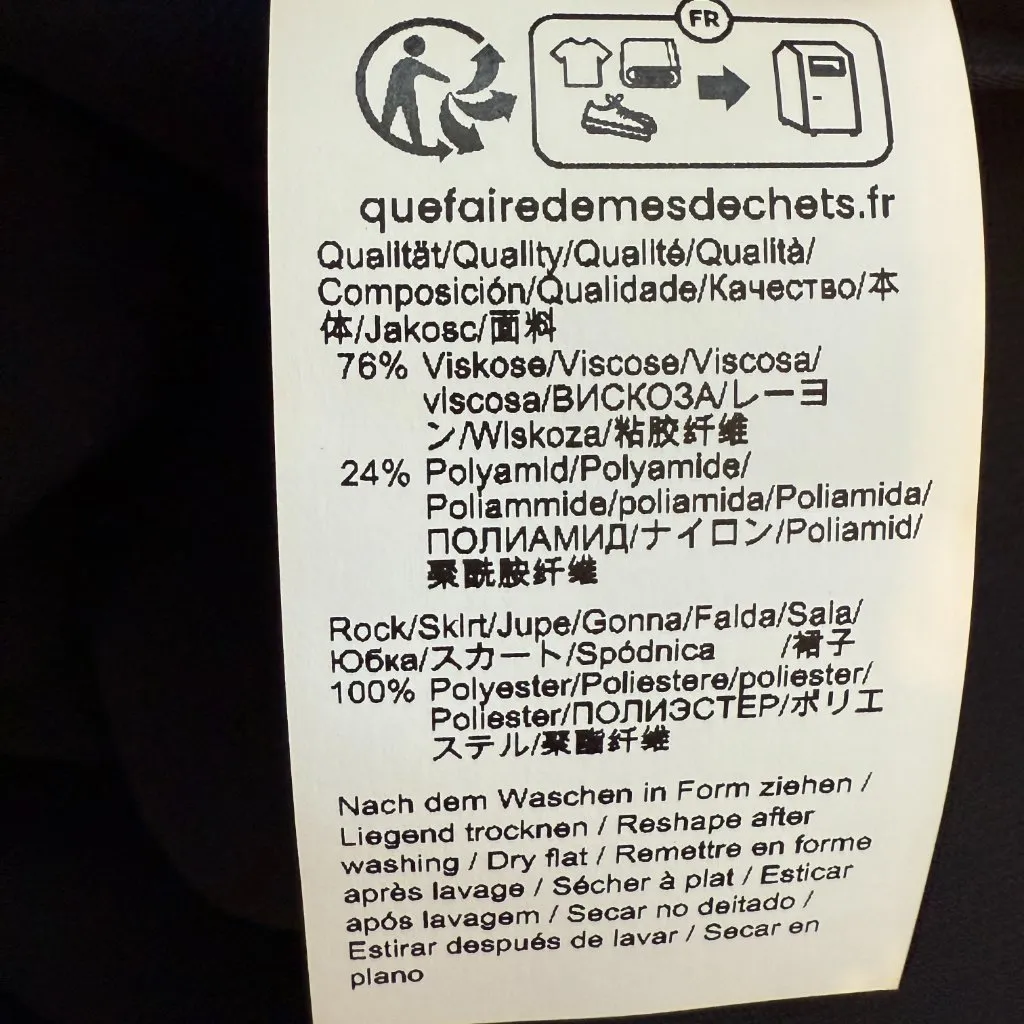 Hugo Boss Ferdola Mixed Media Midi Dress Women's XS Ivory Black Career Chic NWOT - Image 16