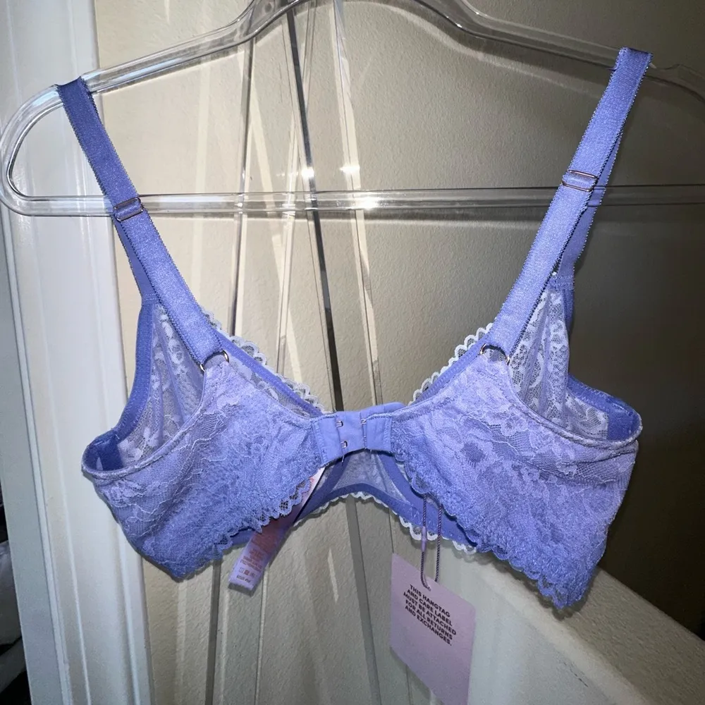 Savage X Fenty Purple Lace Bra Collection Size XL - Image 7