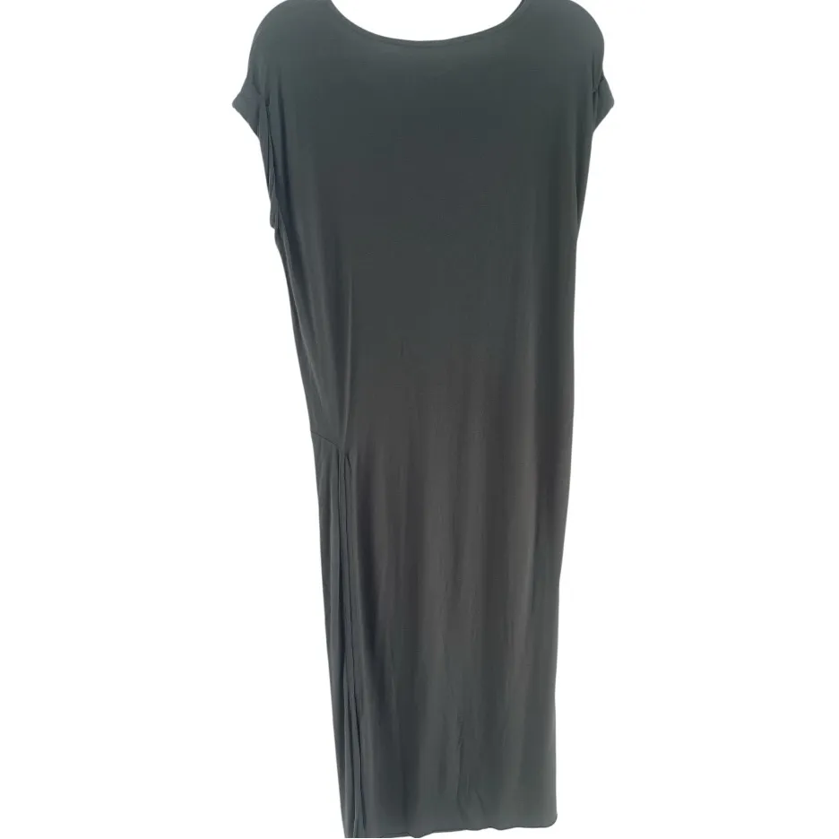 All Saints Alix Dress Sleeveless Ruching Stretch Jersey Knit Modal Gray Size 6 - Image 4