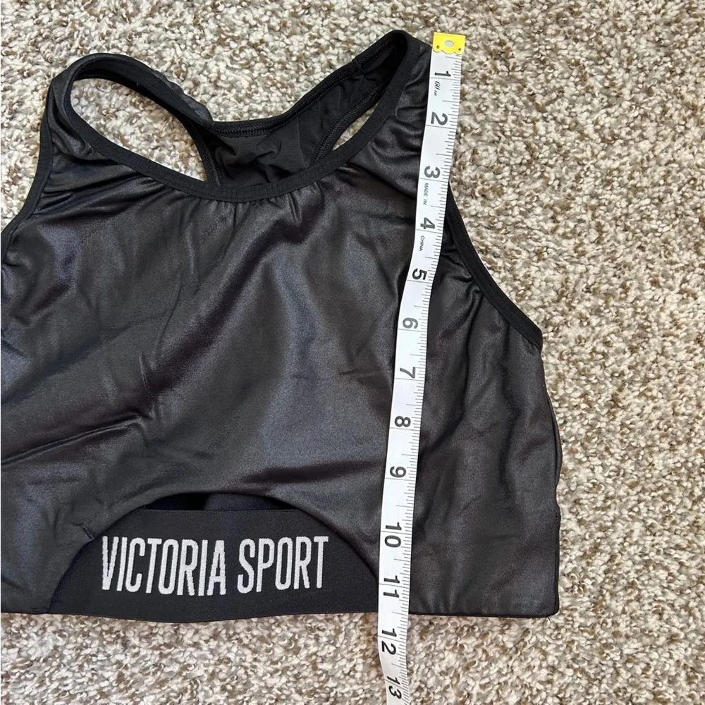 Victoria’s Secret Sport Black Sports Bra ActiveWear Athletic Workout Small - Image 5