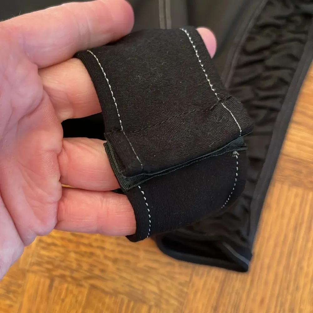 MANIERE DE VOIR ZIP BACK OPEN SHOULDER RUCHED SIDES BODYSUIT SIZE 10 - Image 4