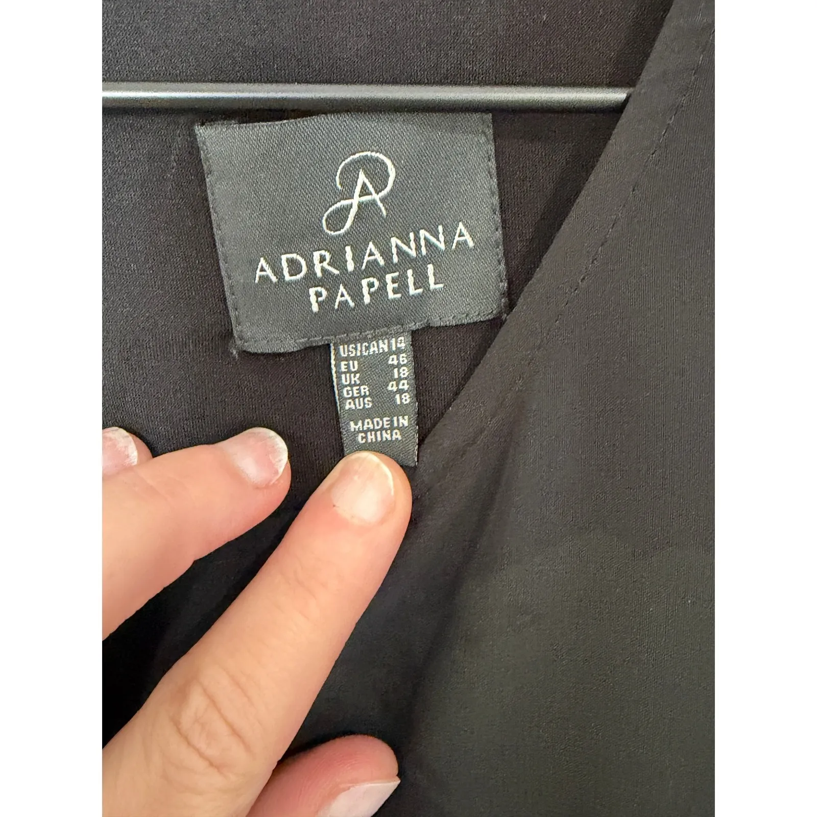 Adrianna Papell NWT Romantic Floral Chiffon Party Cocktail Trapeze Dress Size 14 - Image 3