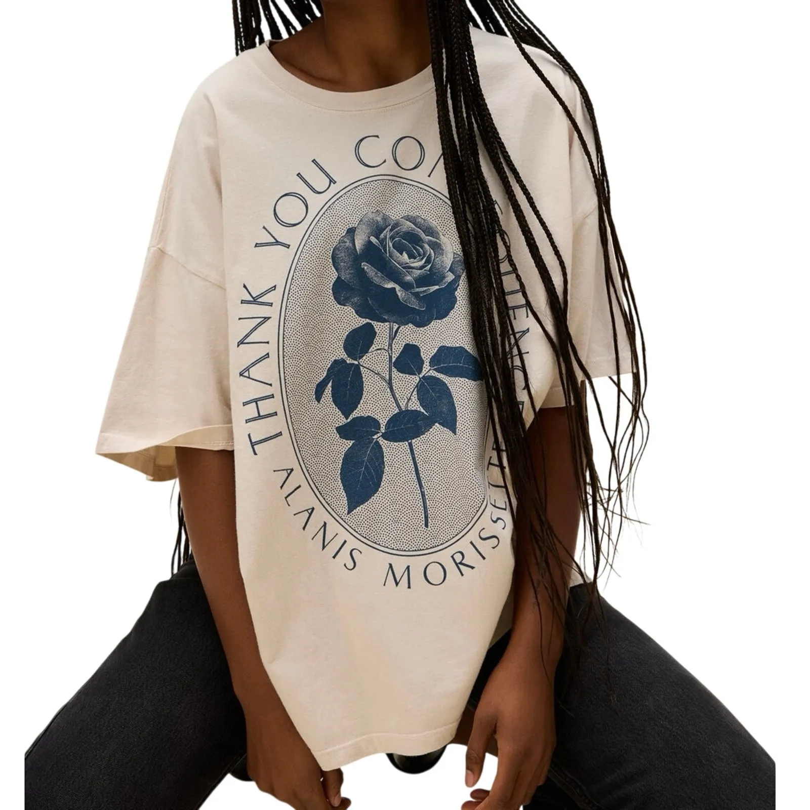 DAYDREAMER Alanis Morissette Thank You Consequence One Size / OS Tee New w/o Tag - Image 1