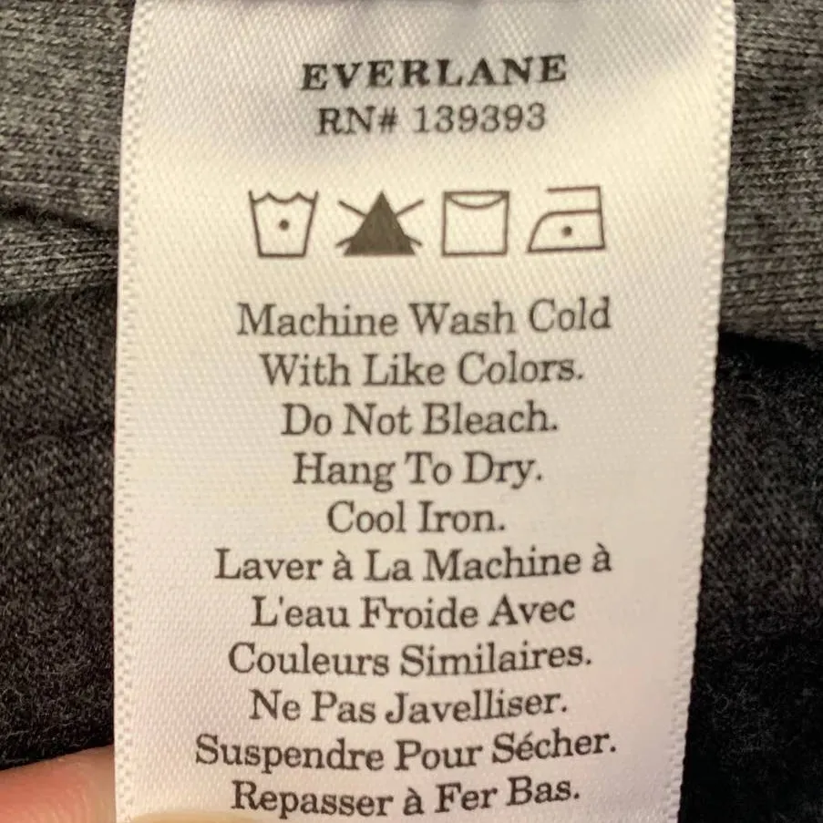 NWT Everlane Sz XS The Dream Pant Office Work Career Heather Charcoal Gray - Image 7