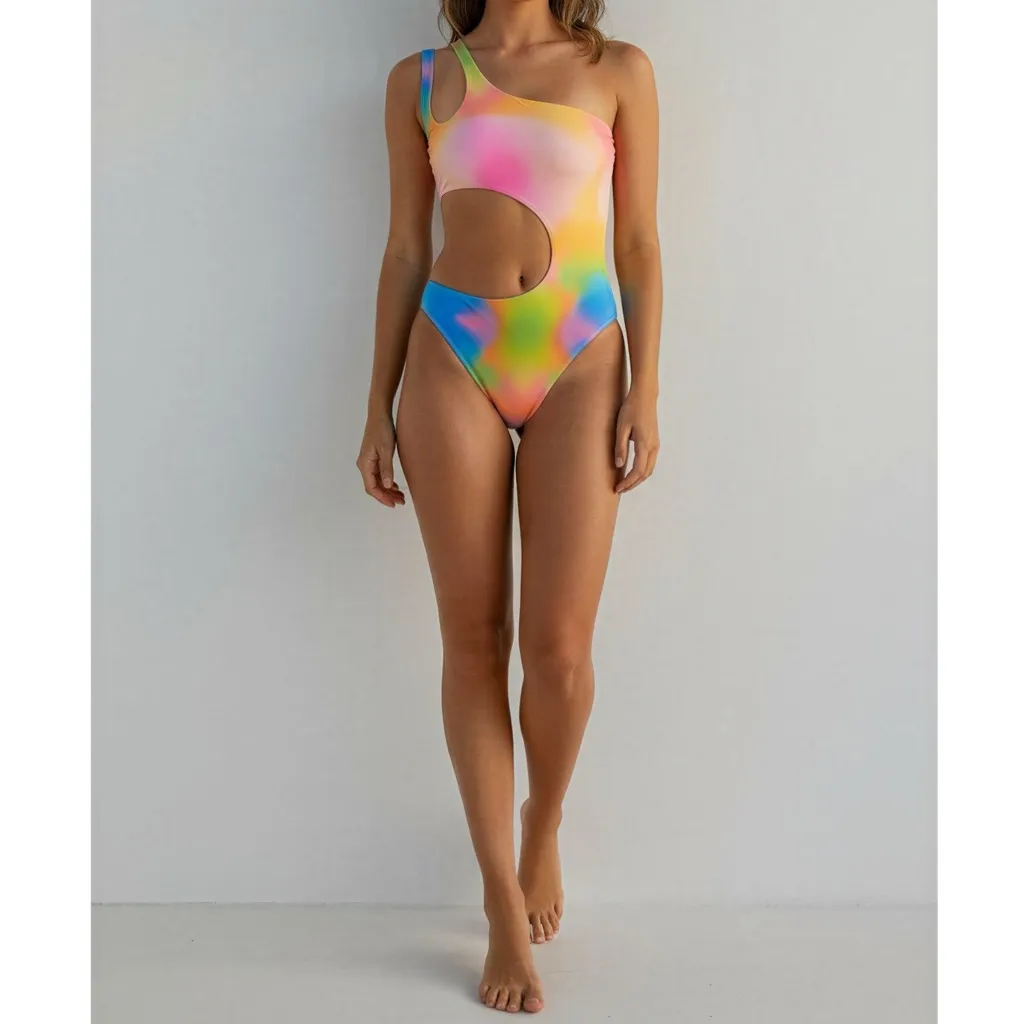 FRANKIES BIKINIS Makie One Piece Swim, Serotonin, Medium - Image 2