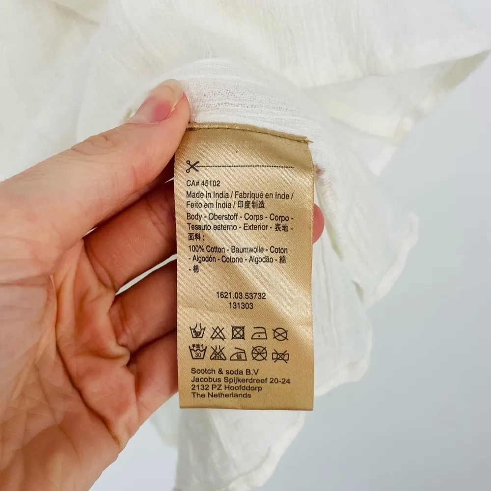 scotch & soda beach holiday flowy cotton tank top size 2 - Image 6