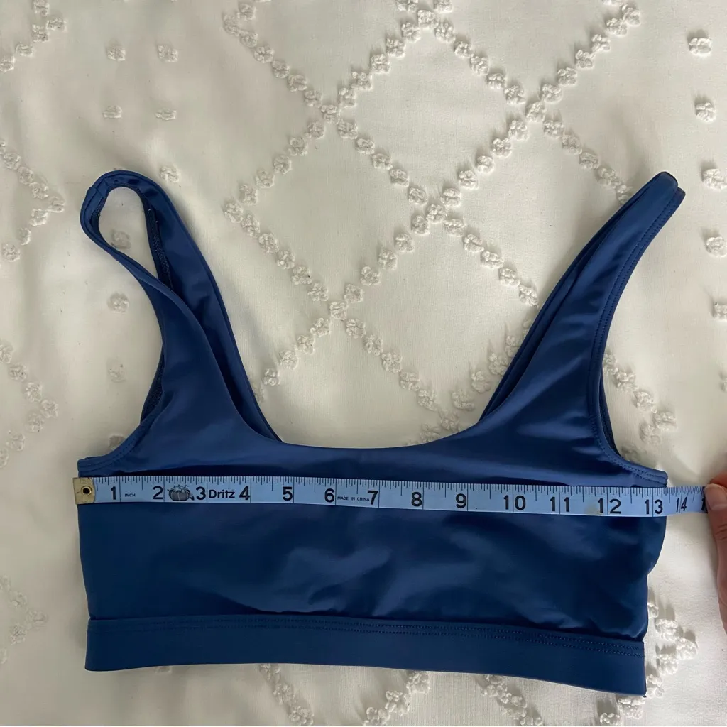 Bikini Top Purple Bandeau Blue Scoop Neck Bundle Set Lot Pastel Size S - Image 7