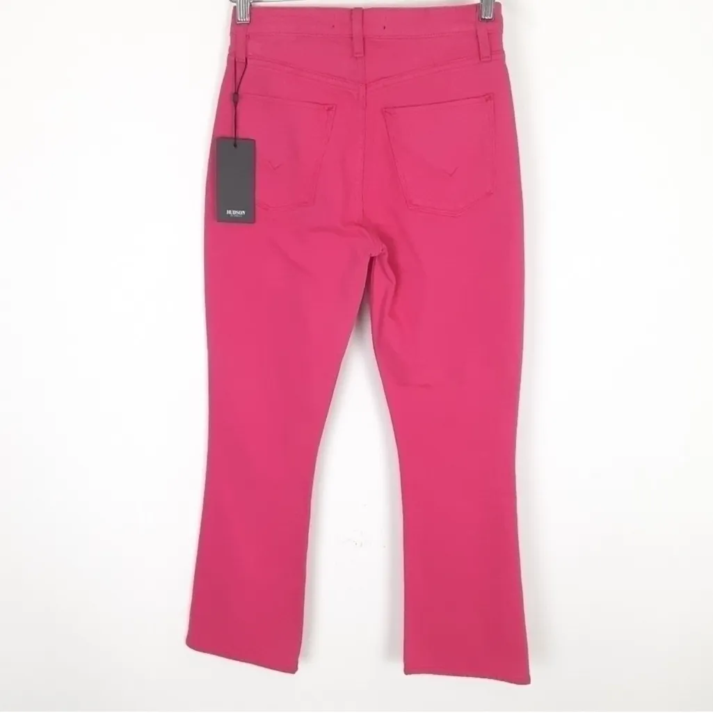 NWT HUDSON Hot Pink Cropped Holly High-rise Jeans - 23 - Image 4