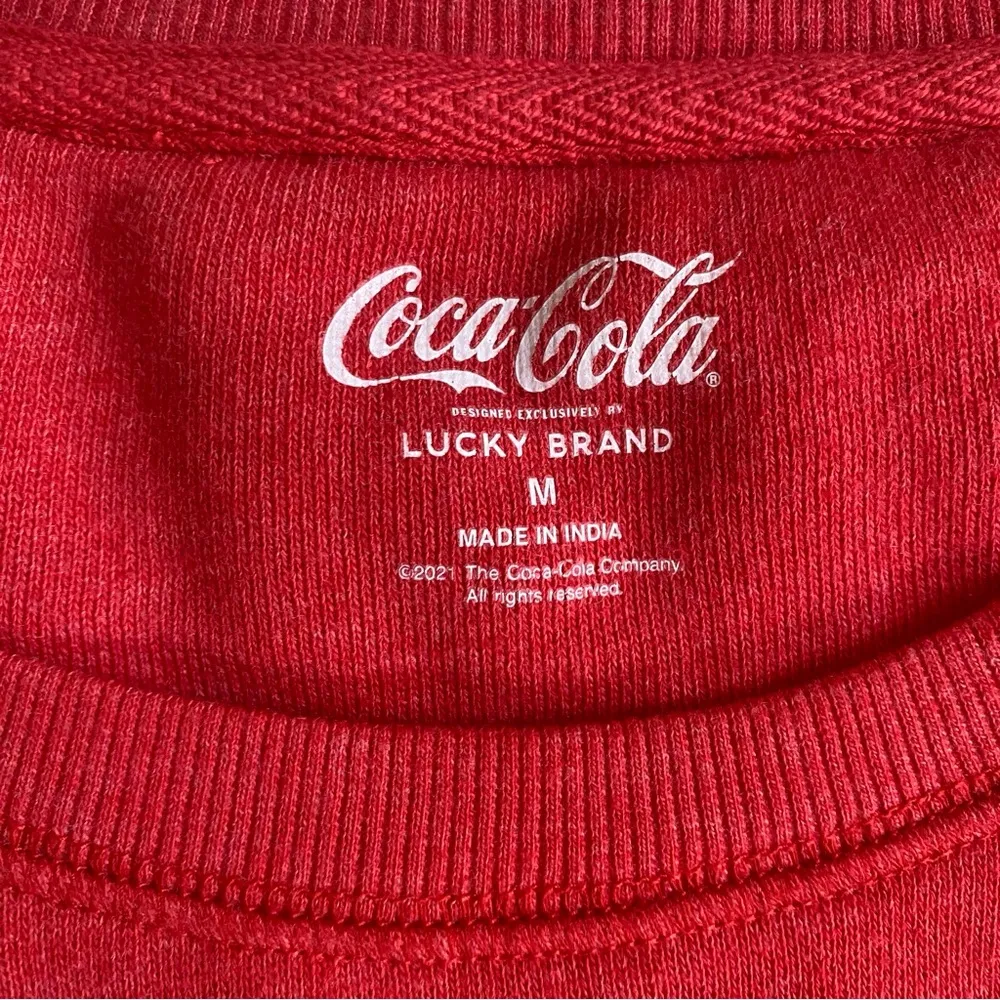 LUCKY BRAND Coca Cola sweatshirt Red Size M - Image 8