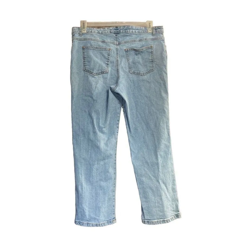 KIM ROGERS Women’s Jeans Size 14 P Inseam 26”‎ - Image 2