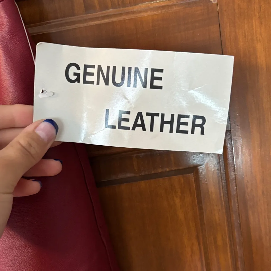 Romans Red Genuine Leather Size 14T - Image 2