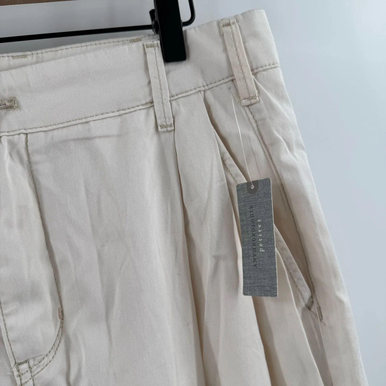 PILCRO x ANTHROPOLOGIE Pants SZ 29 Petite Rolled Hem Chino Patchwork Utility NWT - Image 12