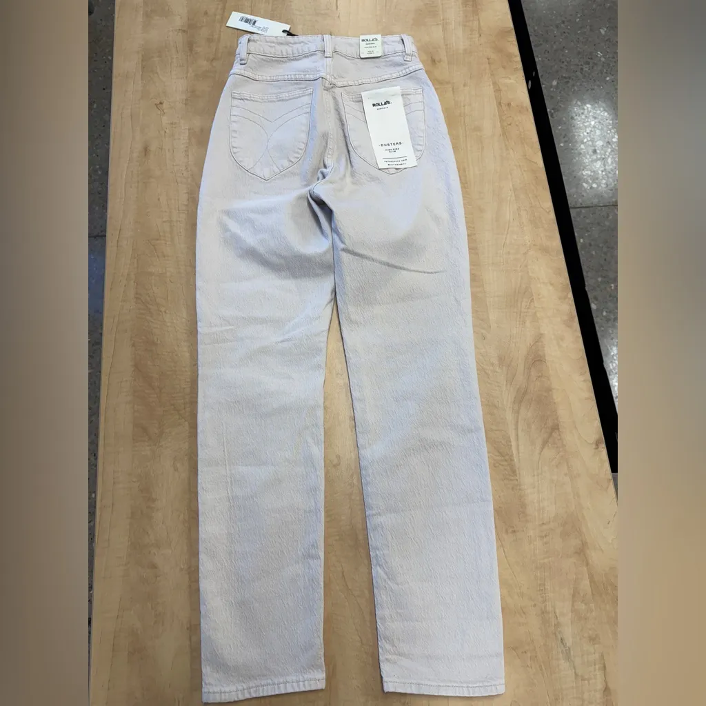 Rolla’s NWT Duster High Rise Original Straight Jean Sz 26 in Comfort Salt - Image 13