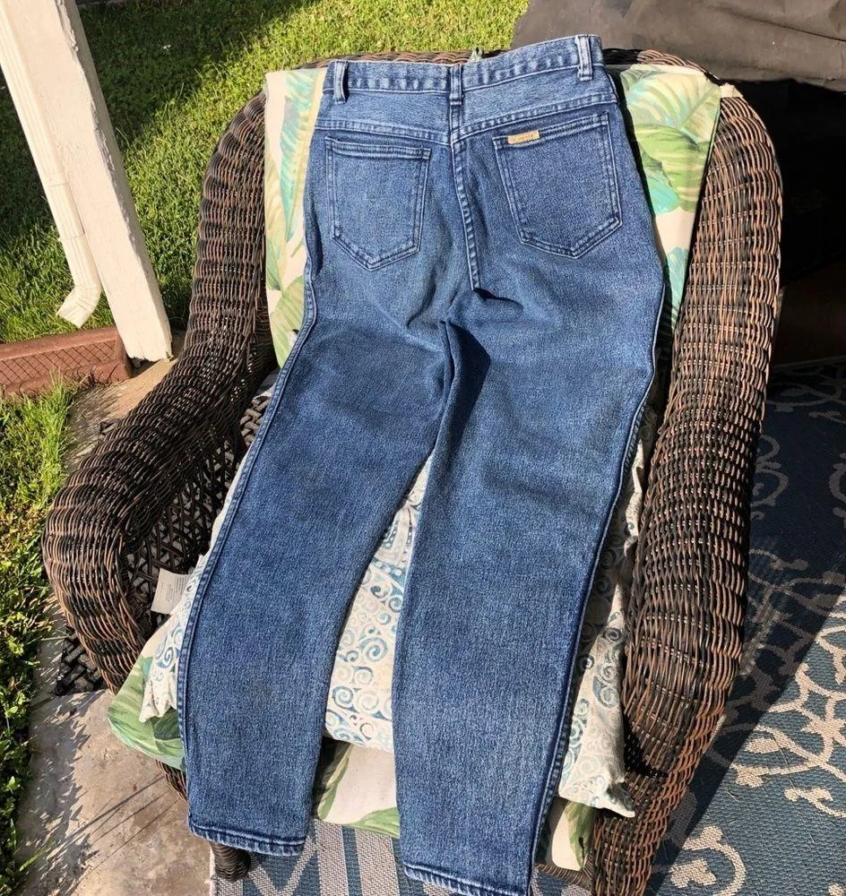 Vintage 80's Pure Jeanswear High rise Jeans Blue Size undefined - Image 7