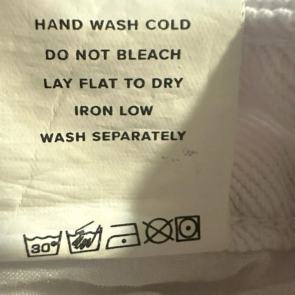 Revolve Superdown Denim Shorts in White Size 24 Cut Offs Low Rise - Image 7