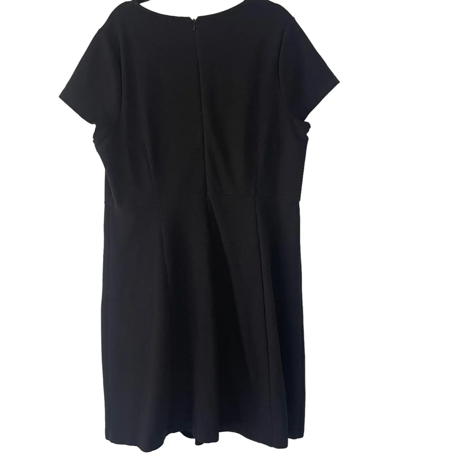 Boden Women's Plus‎ Size 18 Black Short Sleeve Career Midi Dress - Image 4