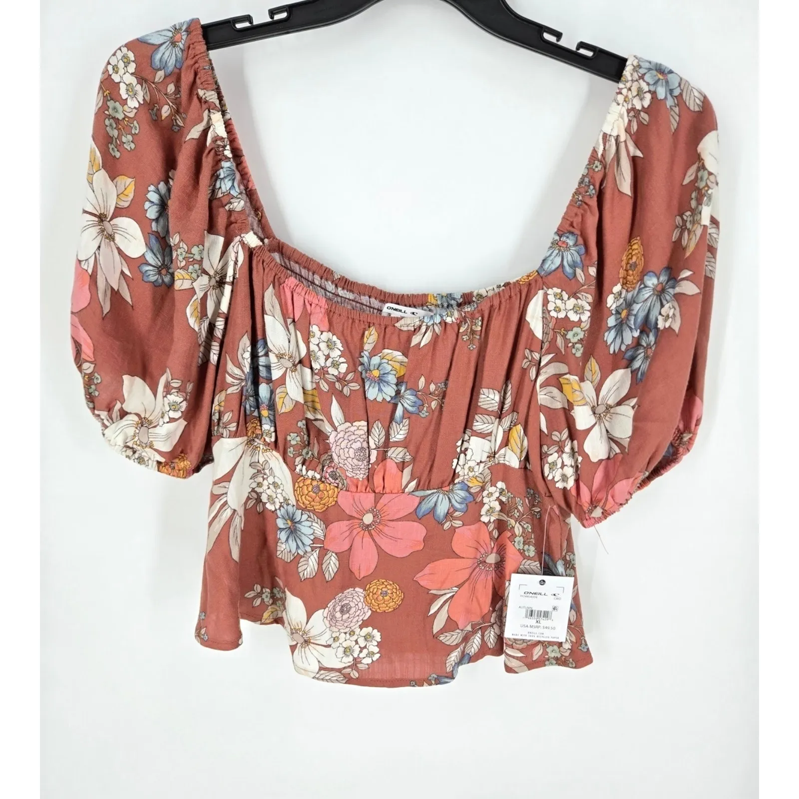 NEW O'Neill Autum Babydoll Woven Top in Size XL - Image 4