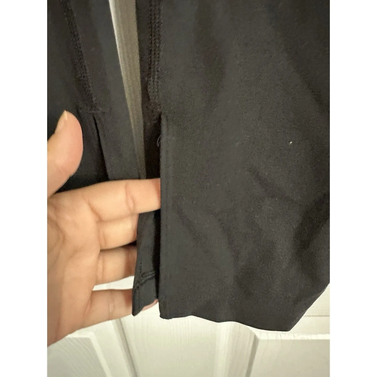 NWT Athleta Barre Kick Flare Pant  size L Powervita In Black $79 - Image 5