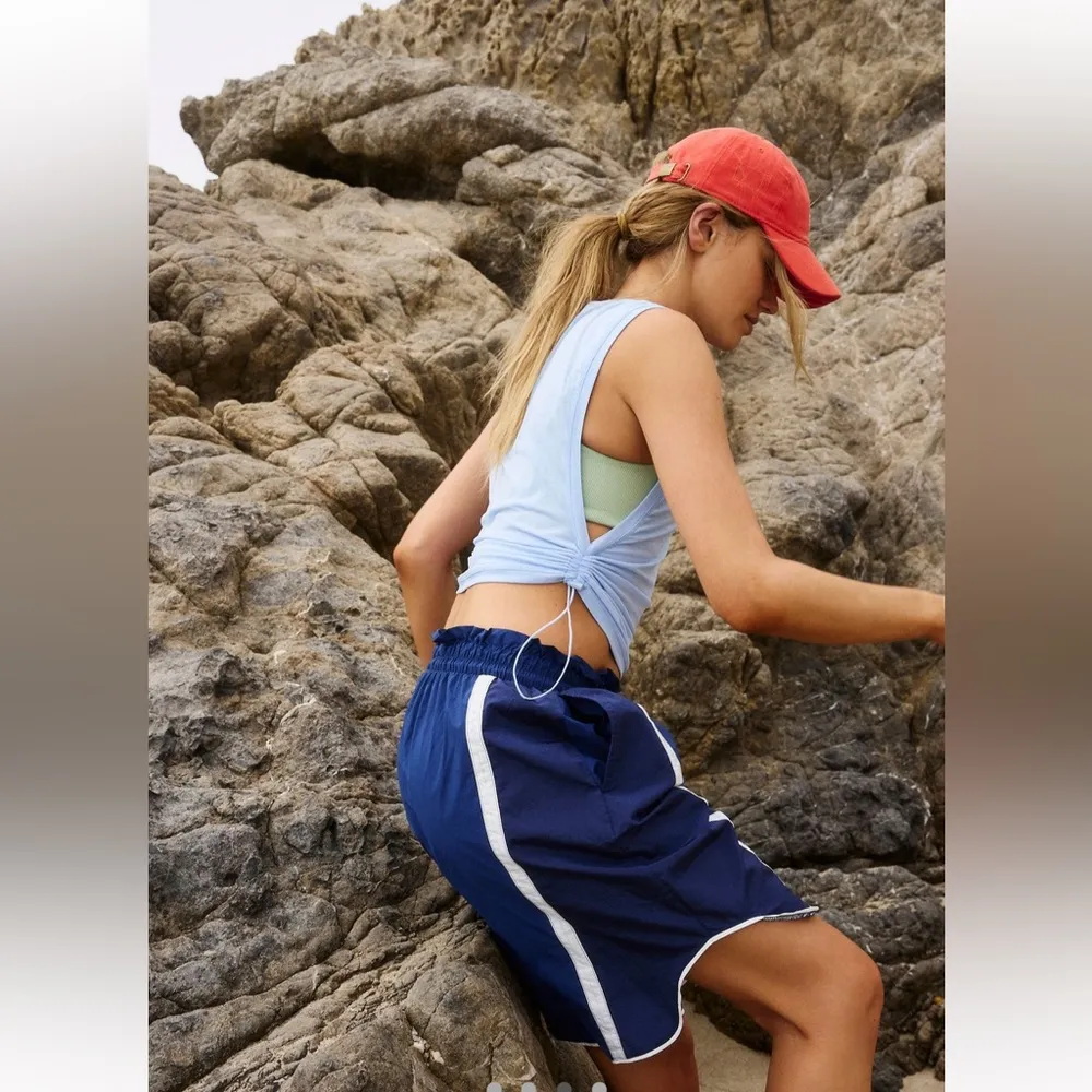 FP Movement Tempo Sport Mode Muscle Tee in Oxford Blue Size L Size L - Image 3