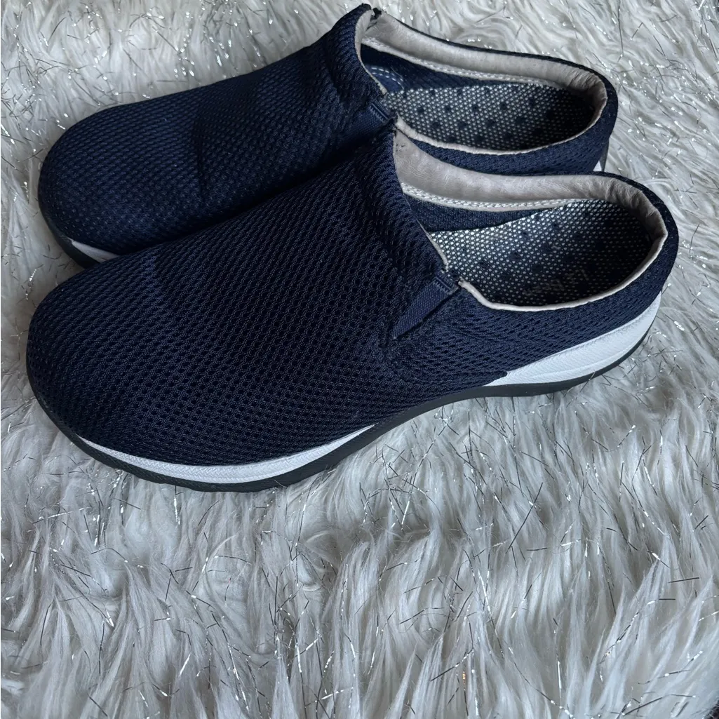 L.L.Bean Navy Blue Women’s Mesh Mules Clogs Shoes Size 8 Medium - Image 12