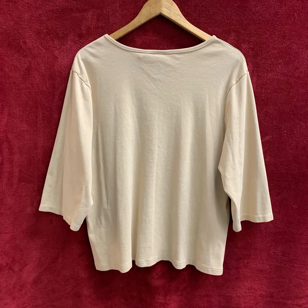 B03-Women's Westbound Blouse, 1X, Beige - Image 6