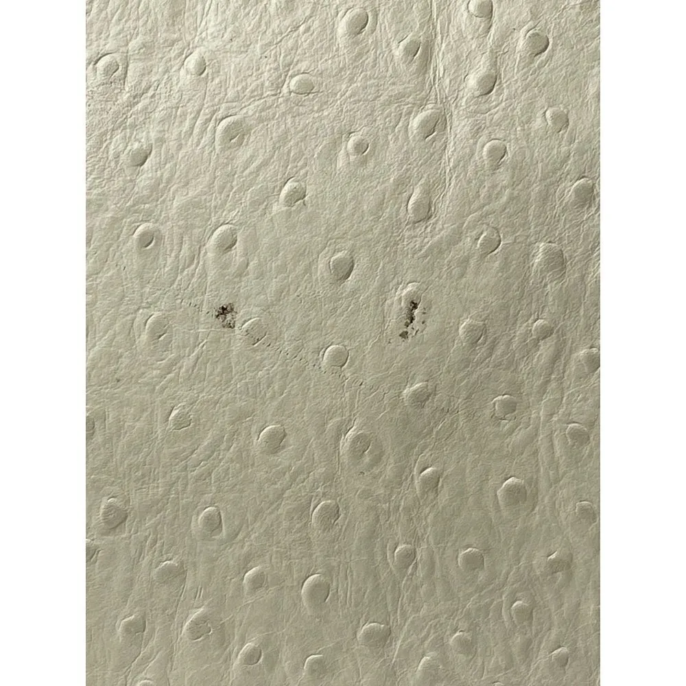 Kate Spade‎ Cream Wellesley Ostrich Embossed Leather Tote Shoulder Handbag Purse - Image 9