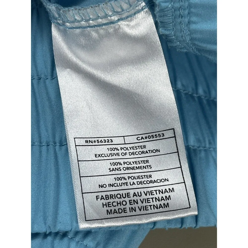 VTG Nike Baby Blue Lightweight Full Zip Track Activewear Jacket XL - Image 12