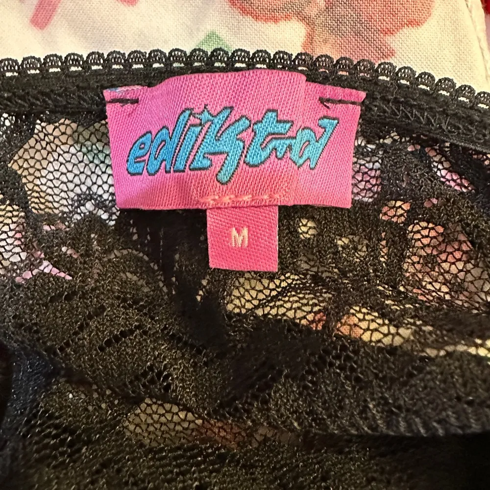 Edikted Lace & Satin Cupped Bodysuit - Image 3