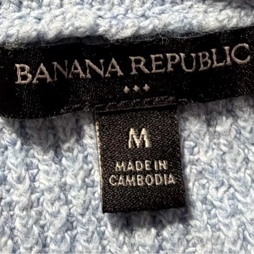Banana republic WIDE NECK-TRIM PULLOVER SWEATER size medium fit - Image 3