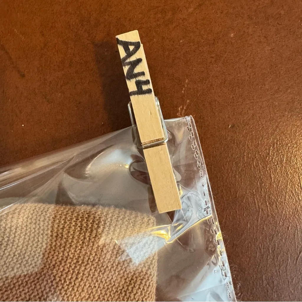 Apiece Apart Cotton Cashmere Tan Camel Sweater Crewneck puff sleeve size small - Image 7