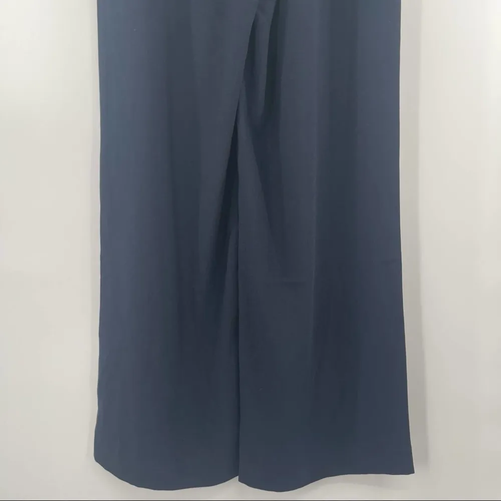 JOIE Analina Trouser Pants Navy & White High Waisted Business Wide Leg NWT SZ 4 - Image 10