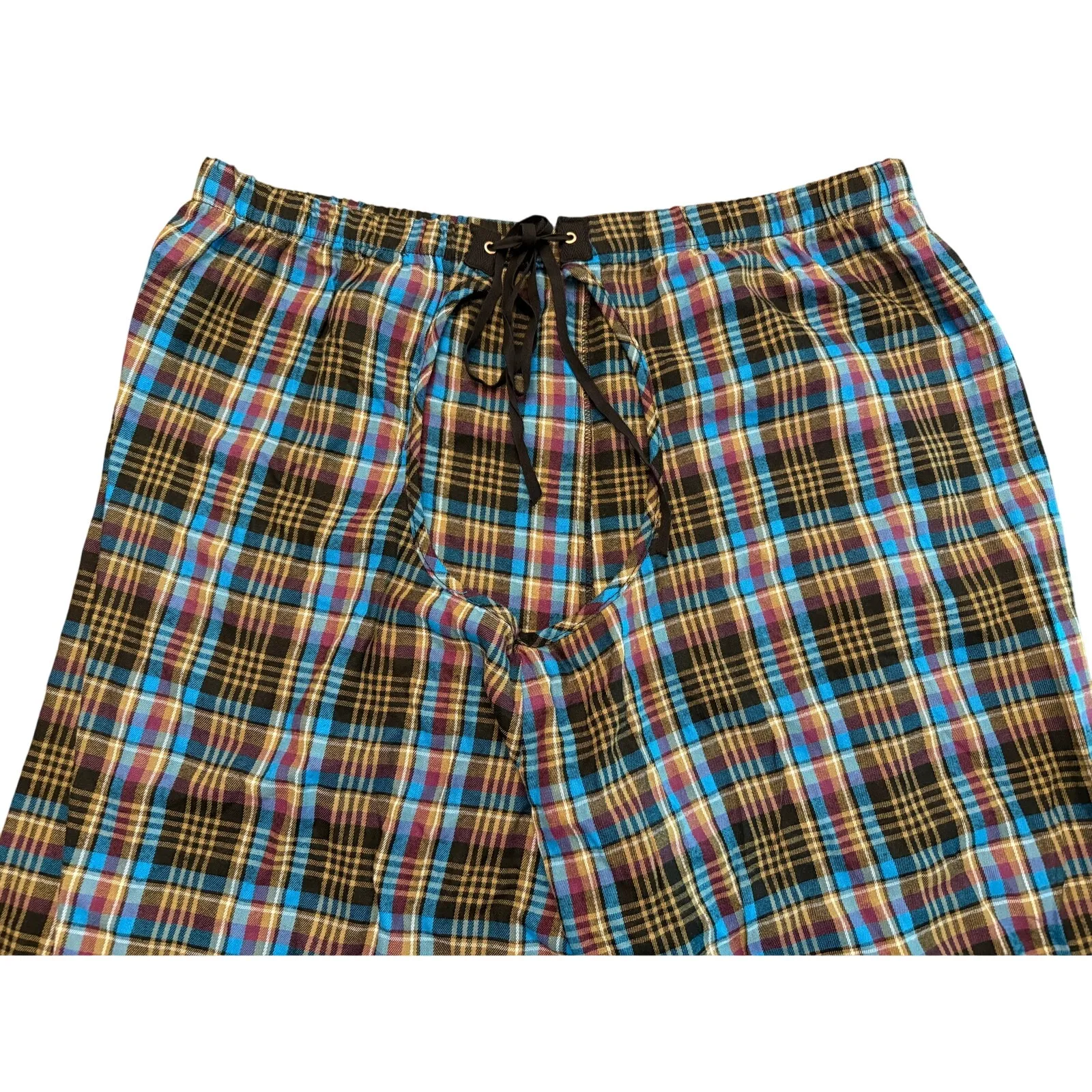 Savage X Fenty Tied Up Tartan Cropped Raw Hem Open Back Pajama Set 1X Plaid NWT - Image 10