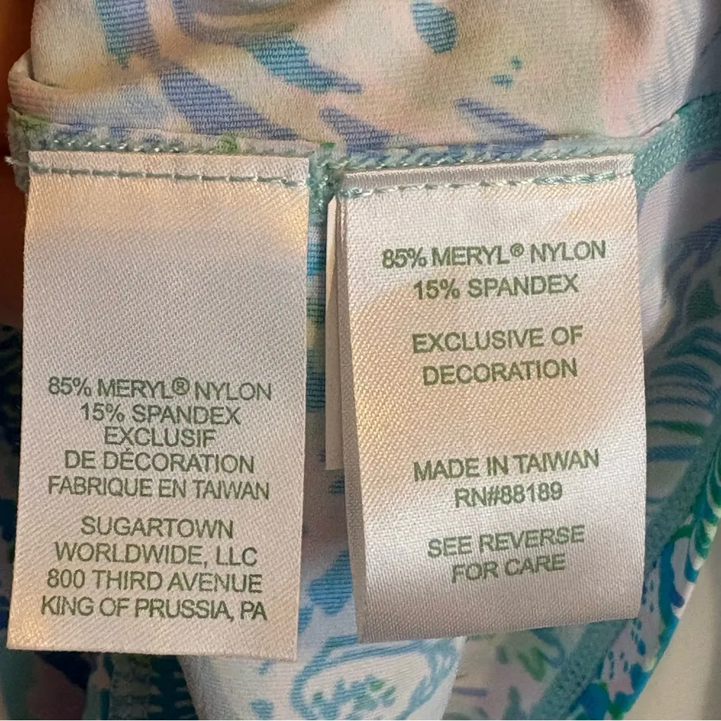 Lilly Pulitzer Pullover Sz XS UPF 50 Surf Blue Soleil It On Me Pullover Golf NWT - Image 10