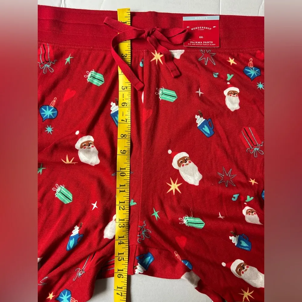 Wondershop Women's Christmas Pajama Pants Plus Size XXL Red - Image 7