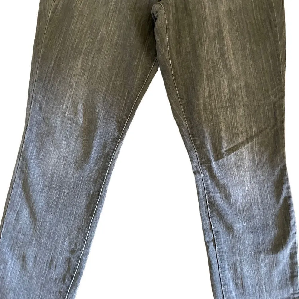 Jessica Simpson Gray Lightweight Denim Jeans 5 Pocket Low Rise Stretchy SZ 30 - Image 3