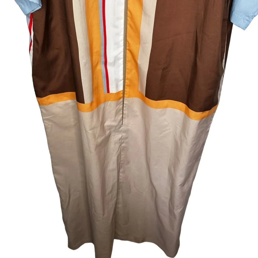 Vintage Leisure Daise Robe‎ Brown Size L - Image 3