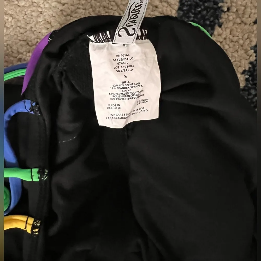 🆕 Sirena Swim One Piece Colorful ‘LOVE’ Swimsuit Black - Image 8