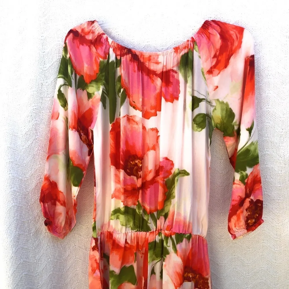 Plum Pretty Sugar Floral Shorts‎ Romper Pink Size M - Image 6