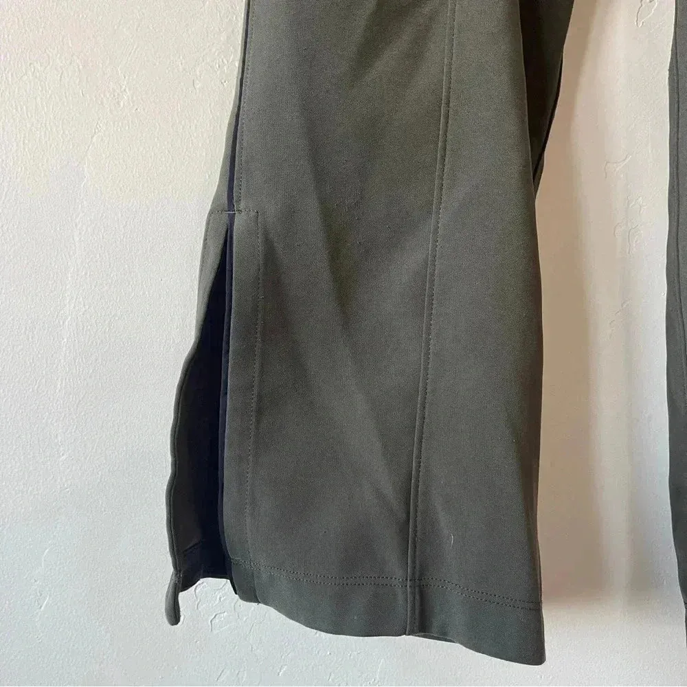Lululemon On the Right Track Pant Size 10 Dark Olive / Black - Image 9