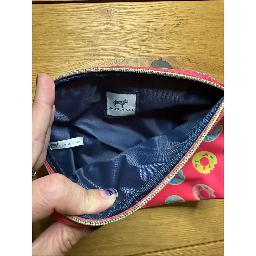 Dabney Lee  makeup bag pink donuts - Image 4