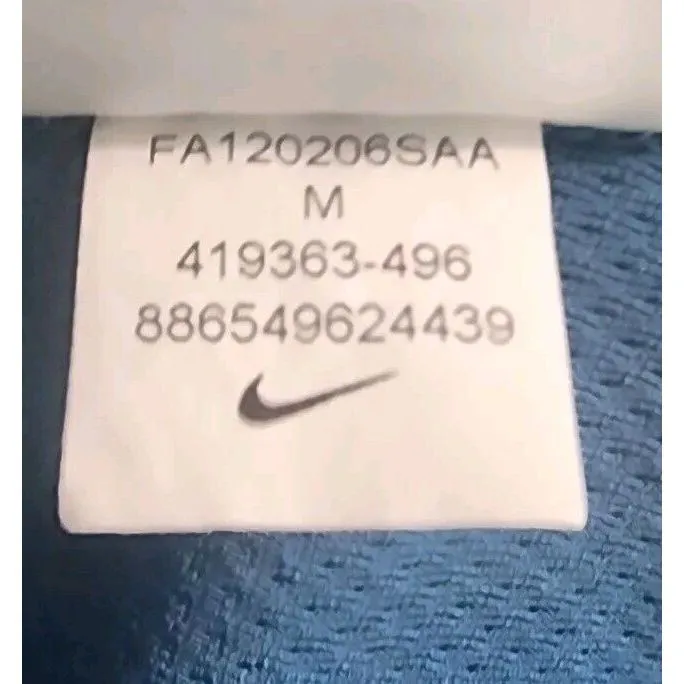 Nike Dri Fit Tank Top Women's Medium Razor Back Teal‎ - Image 7