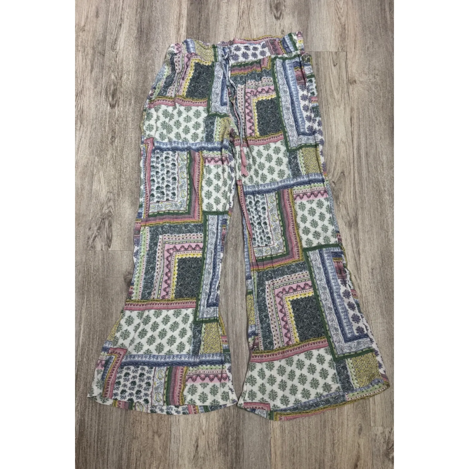 Anthropologie  Floreat Patchwork Sleep Pants Size M - Image 2