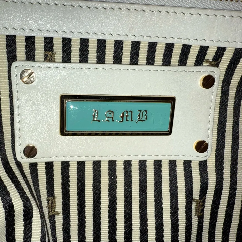 L.A.M.B. Gwen Stefani Vintage Y2K Leather Samburu Coated Cheetah Clutch/Satchel - Image 10