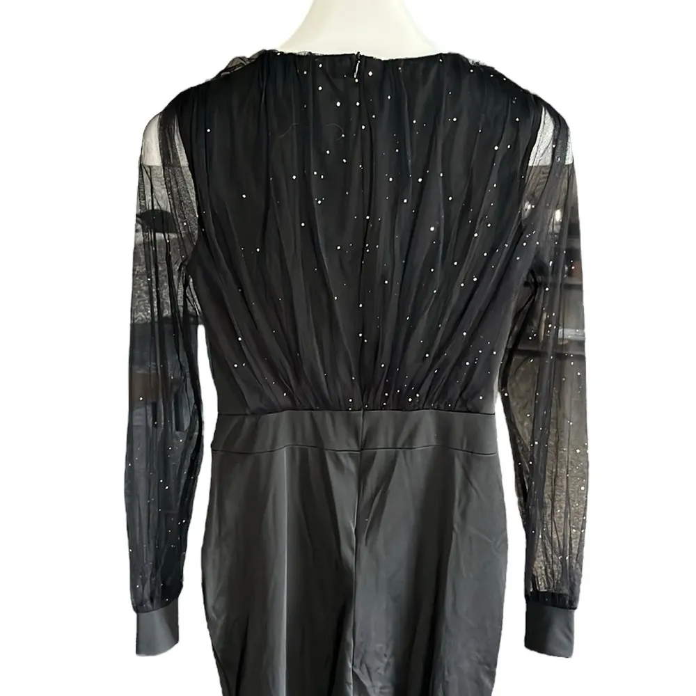 Chic Me bodycon sheer sleeve jumpsuit - Image 8