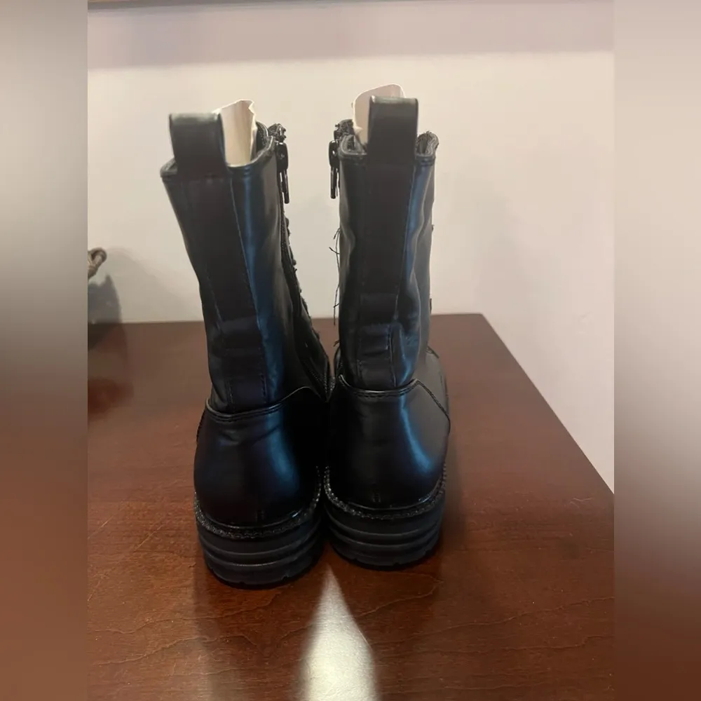 Report | Nina Lace-Up Combat Bootie - Image 6