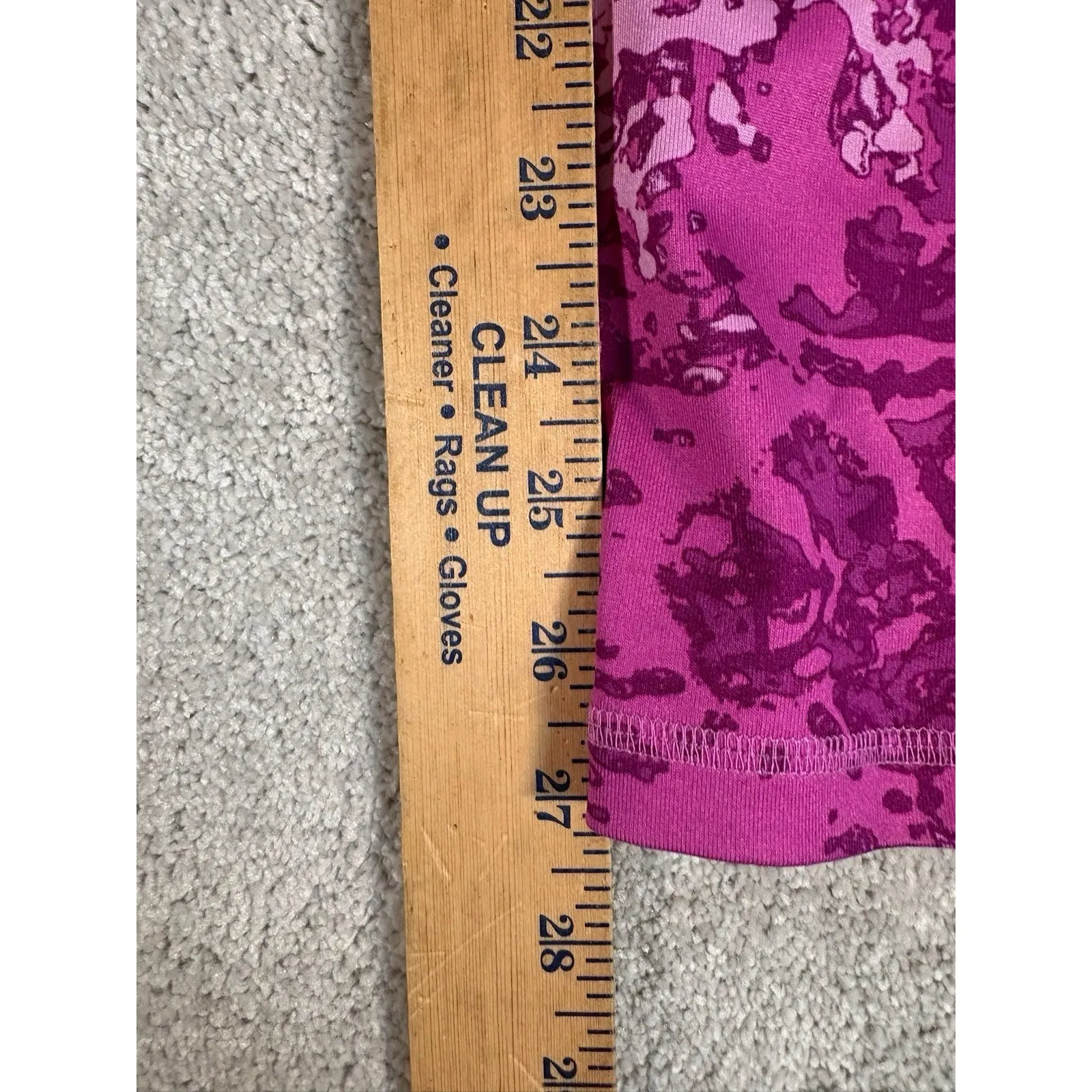 Pink Purple Printer Under Armour Leggings‎ Large? - Image 5