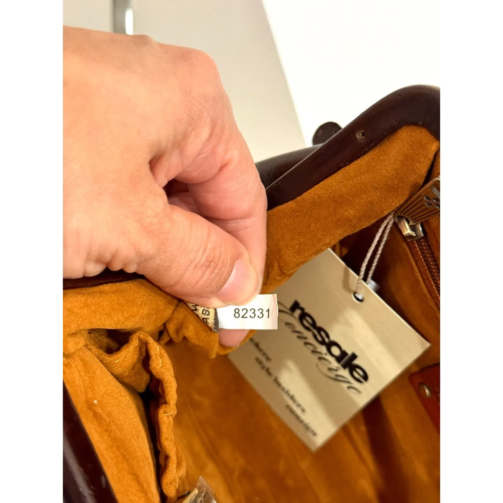 NWT Patricia Nash Ealing Frame Bag W/ Chain Straps Chocolate Medium - Image 15