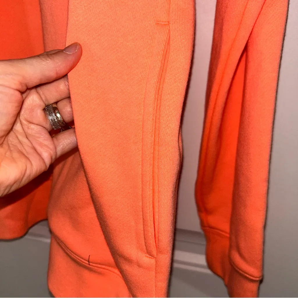 Charles River Bright Coral Quarter Zip Pullover Women’s Size XL - Image 5