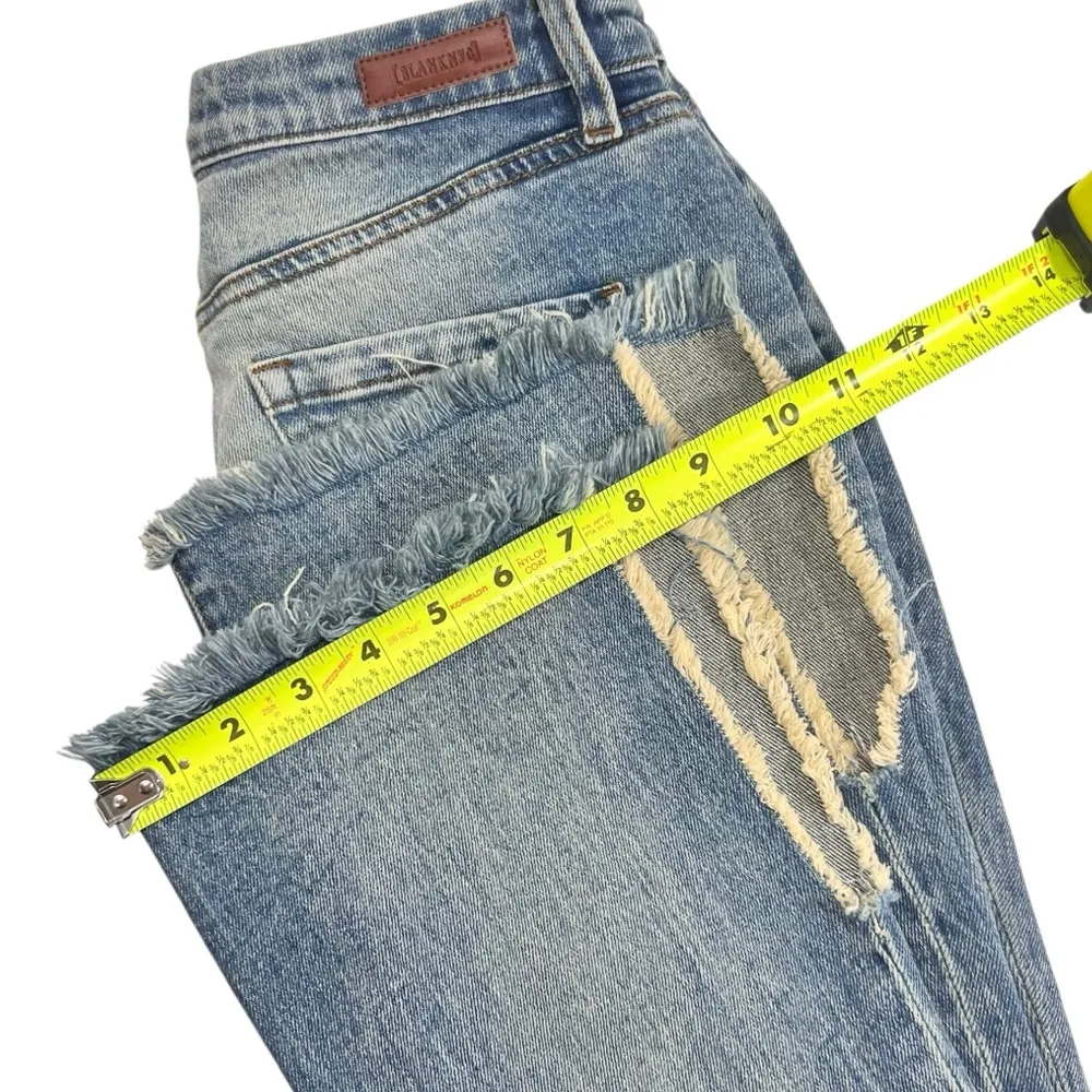 BLANK NYC The Hoyt Follow Your Arrow High Rise Mini Flare Jeans - Image 12